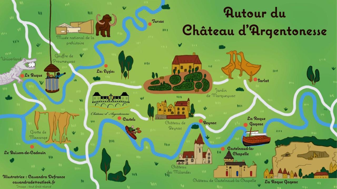 Chateau D'Argentonesse Castels Buitenkant foto